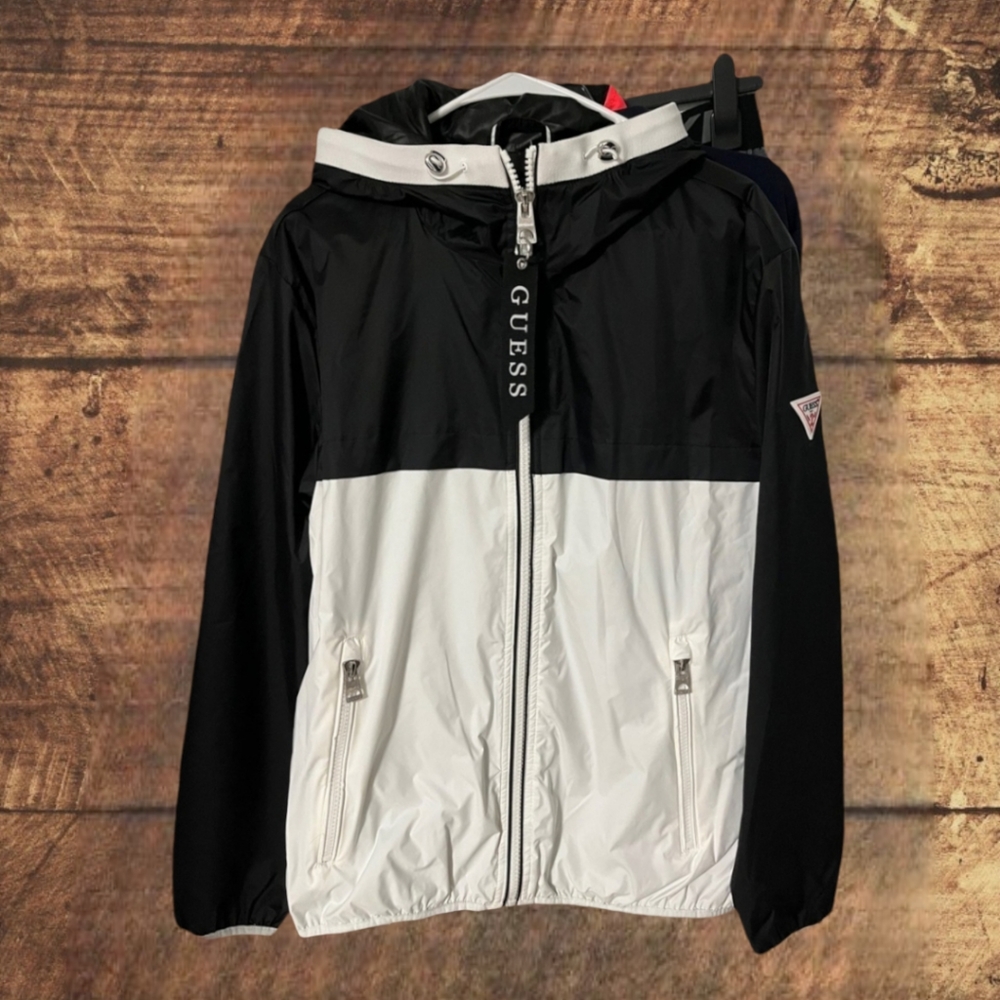 GUESS JACKET WINDBREAKER FOR MEN - Picture 3 of 10